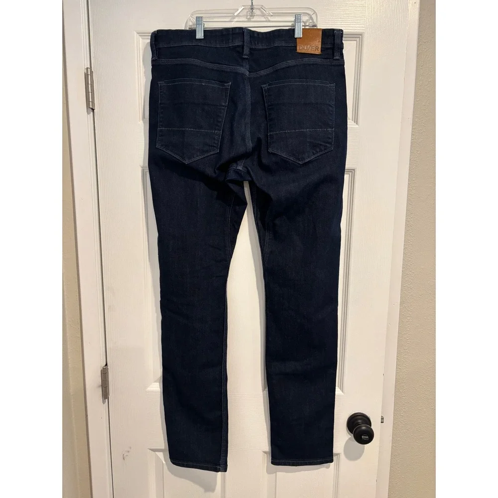 DU/ER L2X Slim Fit Performance Denim Jeans Dark Wash Size 36x34